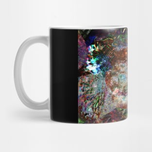 Flat cube space Mug